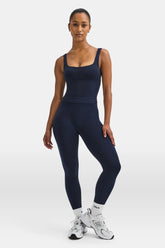 Sculpt Seamless Scrunch Legging - Navy Marl