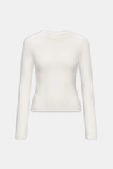 365 Core Cotton Long Sleeve T-Shirt - Ivory
