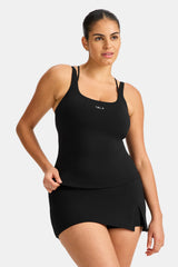 SkinLuxe Multi-Strap Sports Vest - Black