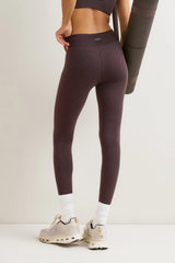 Seamless Rib Legging - Vintage Brown