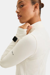 UltraLite Quarter Zip Jacket - Ivory