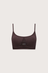 Seamless Rib Bra - Vintage Brown