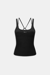 SkinLuxe Multi-Strap Sports Vest - Black