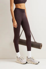 Seamless Rib Legging - Vintage Brown